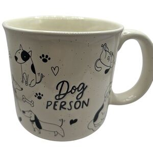 Dog Person Ceramic Mug, Sunday Morning Ceramics.